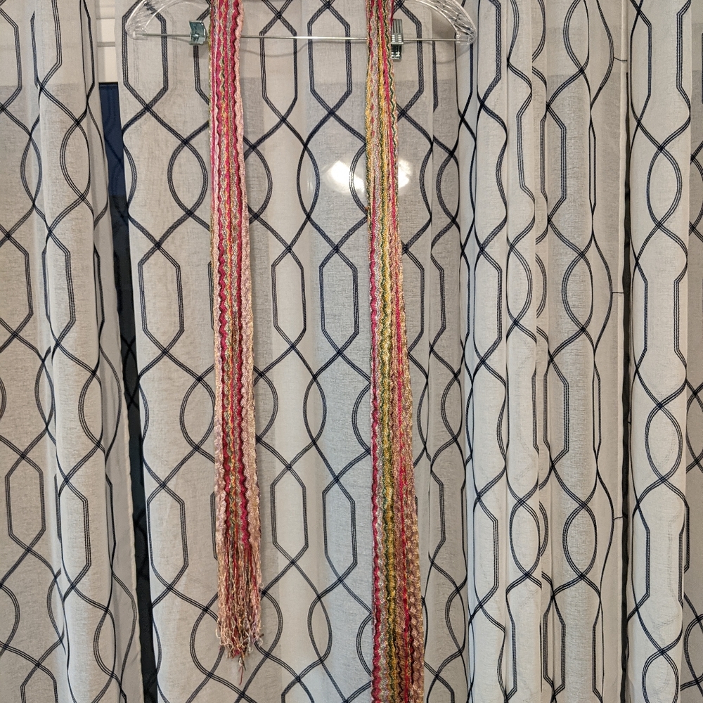 Shimmery long scarf